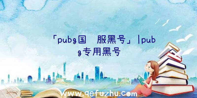 「pubg国际服黑号」|pubg专用黑号